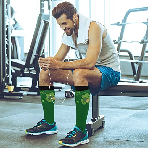 Wusikd Cute Penguin Compression Socks for Women and Men Circulation Long Socks for Athletic Running 1 - color: Multi 30
