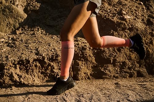 CEP 2024 Women's Ultralight Compression Calf Sleeves - 20-30mmHg Athletic Running Performance - color: Black/Grey, size: 4