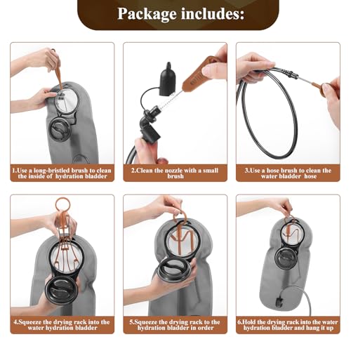 Feekoon Reservoirs Backpack Hydration Bladder Cleaning Kit - color: Brown