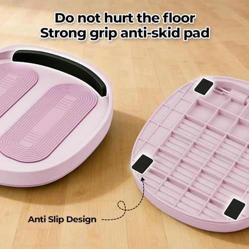 Adjustable Calf Stretcher Slant Board, 15-Level Incline for Ankle Rehab - color: Pink