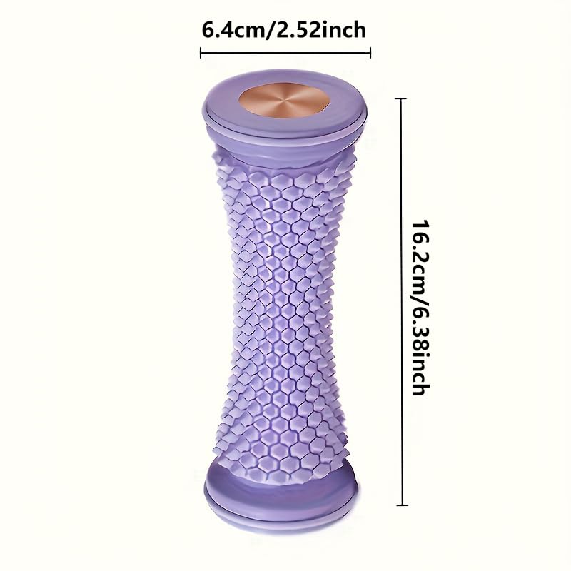 Plantar Fascia Foot Massager Roller, Foot Rolling Sole Massage Roller Gray - color: Gray