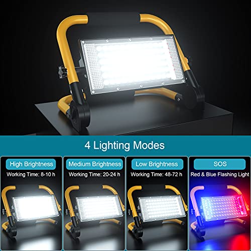 ERAY LED Solar Work Light Rechargeable Outdoor - size: 13500mAh