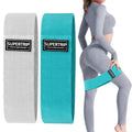 Supertrip Fabric Resistance Bands for Legs and Butt Non-Slip Booty Bands Set for Women/Men Exercise Loop Bands Elastic Workout Fitness Bands Wide Strength Bands