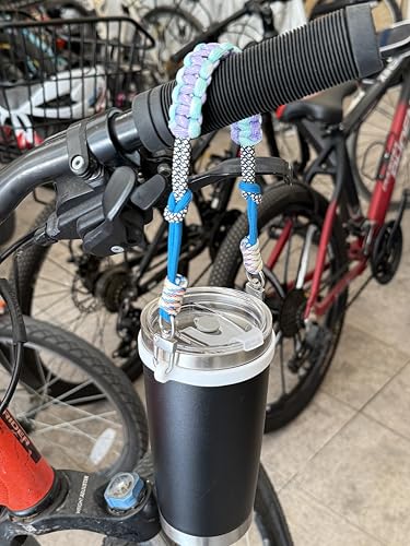 Outman Sport Water Bottle Handle Strap Holder Sling Cup Handle - color: Blue and Purple