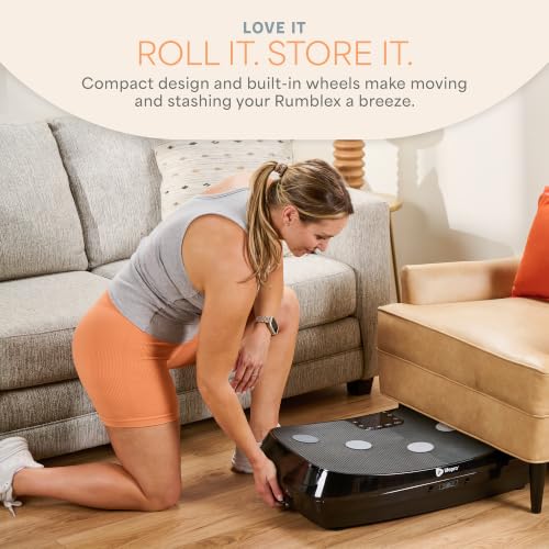 Lifepro Rumblex 4D Vibration Plate Exercise Machine with 7 Training Modes - color: Black, size: Standard