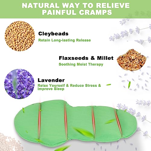 Microwave Heating Pad for Period Cramps Pain Relief, 16"×12" Plush, Frog - size: Frog
