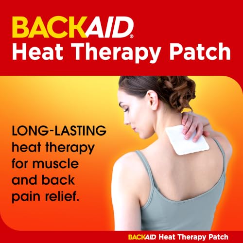 Backaid Heat Therapy Patch, Air-Activated Therapeutic Heat, Medium for Back, Shoulders, and Neck Pain Relief, 8 Count - size: 8 Count