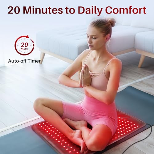 Comfytemp Red Light Pad for Body, 24'' x 17'', 660nm & Invisible 850nm - size: 24'' x 17''