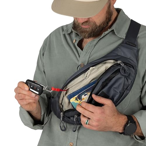 Osprey Daylite Waist Pack - Fanny Pack with Crossbody Shoulder Carry Option - Lightweight Hip Bag - color: Moody Burgundy