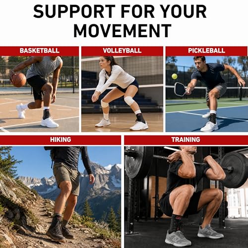 McDavid Adjustable Ankle Brace for Women Men, Sprained Ankle Support, Achilles Tendon Support, Injury Recovery, Lace Up Ankle Stabilizer Wrap for Running, Basketball, Volleyball, Soccer, Sports - size: X-Large