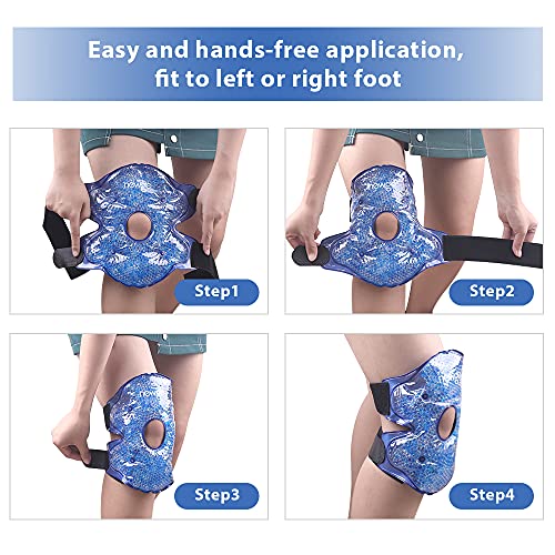 NEWGO Ice Pack for Knee Pain Relief, FSA Eligible, 2 Pack