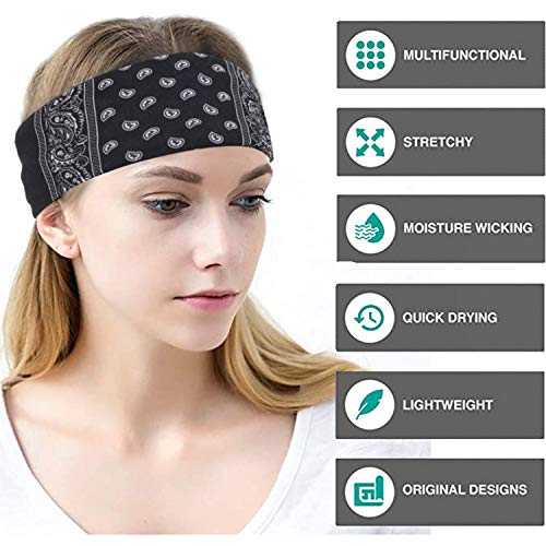 Face Mask Multi Bandana Neck Gaiter Seamless Magic Headband Outdoor Face Scarf for Dust Wind and UV Resistance - color: No5