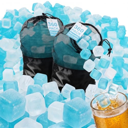 720-Pack Reusable Ice Cubes for Coolers & Drinks Refreezable 22 lb