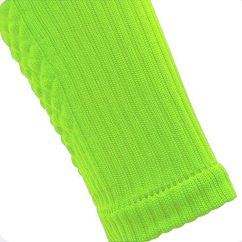 COUVER Unisex Long Leg Compression Sleeves - color: Neon Green - Overknee, size: Medium