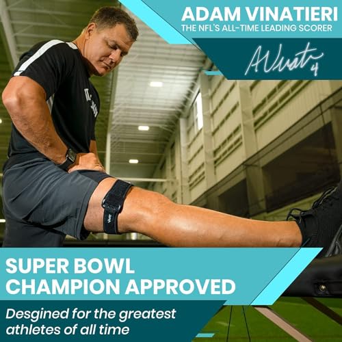 Vive IT Band Strap Iliotibial Band Compression Wrap - Outside of Knee Pain (Black, 2 Pack) - style: 2 Pack