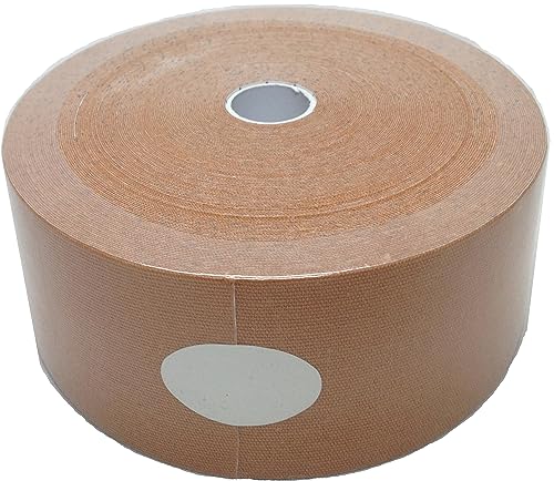 Therapist’s Choice® Extra Wide Kinesiology Tape 3"x105' Bulk Roll (Beige) - color: Beige