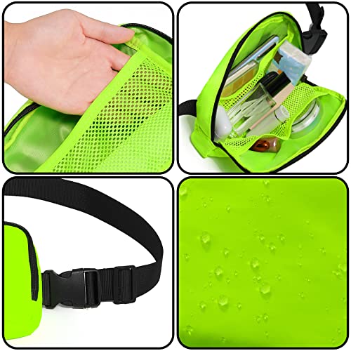 Amazerbst Belt Bag, Fanny Pack, Everywhere Belt Bag,40 Inch Adjustable Strap, for Women and Men,Waterproof - color: Green
