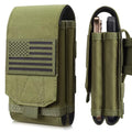 Universal Phone Pouch with MOLLE Attachment for EDC Outdoor & Tactical Gear - color: Army Green