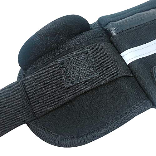 allydrew Adjustable Neoprene Running Belt, Waterproof Fanny Pack, Workout Pouch for Running Jogging Hiking, Black - color: Black