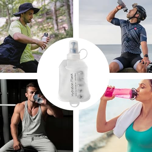 Soft Flask Foldable Leakproof Portable Water Bottle
