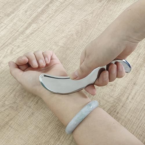 BYYDDIY Stainless Steel Gua Sha & Muscle Scraper Facial Tools - style: Style: S.S