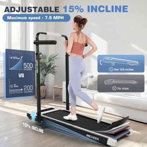 ANCHEER Treadmill - color: 01-White