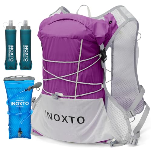 IX INOXTO Running Vest Hydration Backpack, Lightweight Running Backpack - color: Purple