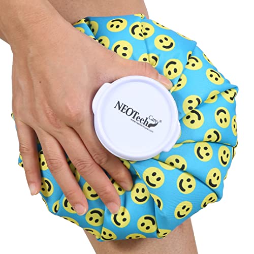 Neotech Care Ice Bag with Screw Top Lid (Smiley Face Design, 8 inch) - color: Smile, size: 8 Inch