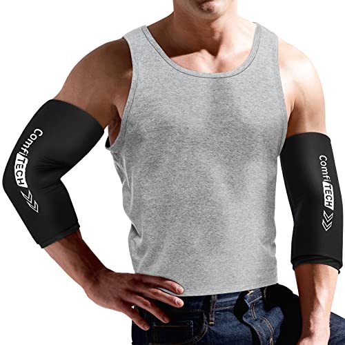 ComfiTECH Elbow Ice Pack Wrap for Arm & Knee, Flexible Ice Sleeve, L, 2P - size: L-Standard
