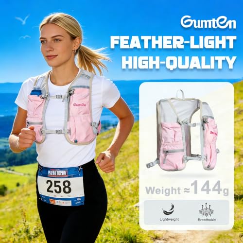 Running Vest for Women Lightweight Hydration Vest for Hiking Marathon Cycling Running Jogging - size: Light Blue, style: Only Running Vest