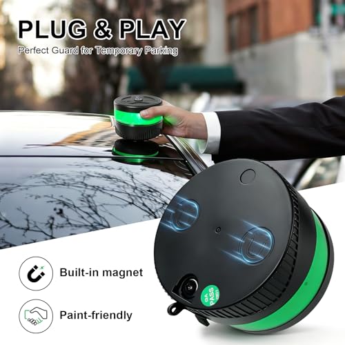 NeaLia Magnetic Wireless Beacon Light, USB-C Strobe Light, Green - color: Green