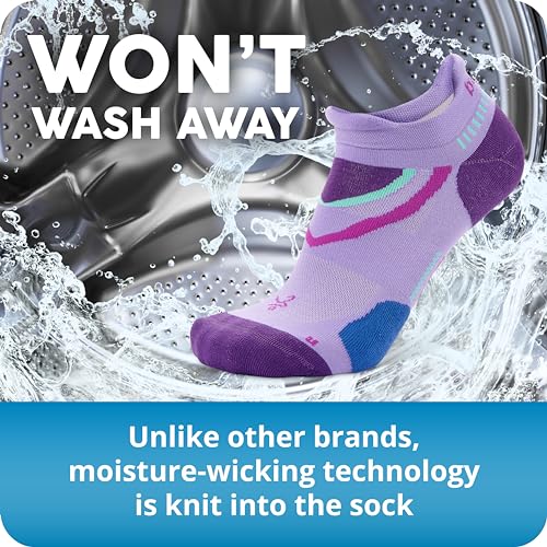 Balega Unisex Adult UltraGlide Friction-Free No-Show Running Socks (1-Pair) - color: Electric Pink/Midgrey, size: Large