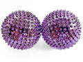 2X Spiky DBT Skill Balls | Magnetic Stress Relief Balls | Spiky Massage Balls for Relaxation, Tension Release, Focus & Mobility (Purple, 2 Inch) - color: Purple, size: 2 inches