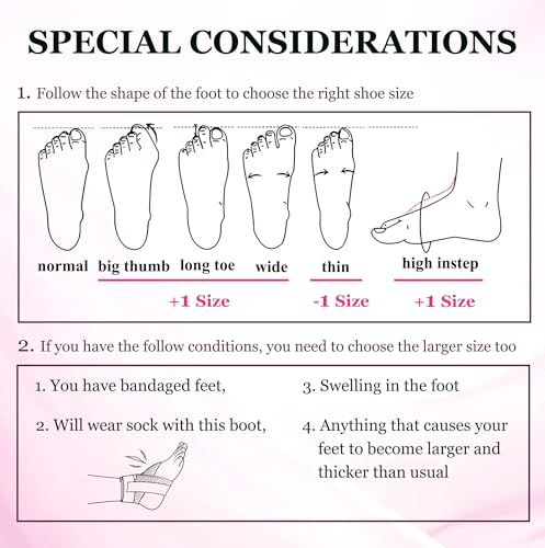 Jewlri Walking Boot for Broken Foot Injury, Air Cam Walker Boot, S - color: Grey & Light Pink, size: Small