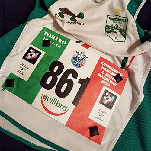 Magnetic RaceBib Fixing System - color: Yellow Fluo, size: Small