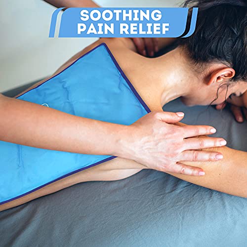Reusable Gel Ice Packs, Shoulder and Knee Wrap, XL, 2-Pack, Blue - style: Extra Large (2 Per Pack)