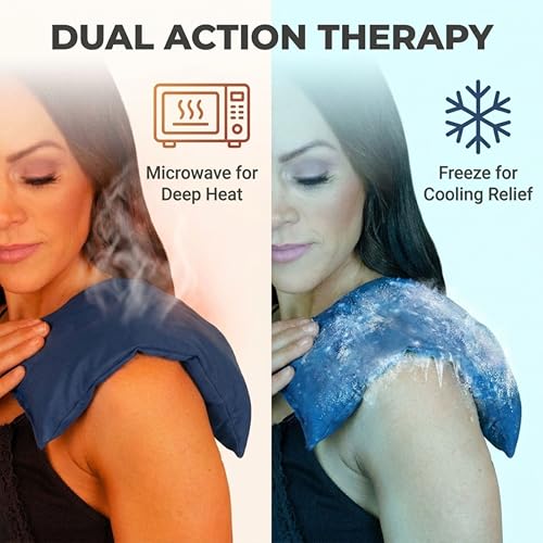 Basic Herb Pack Heating Pad, Midnight Blue - size: 1 Pack, style: Nighttime Blue