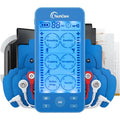 Tens Unit Plus 24 Rechargeable Electronic Pulse Massager Machine Multi Mode Device with All Accessories (Blue) - color: Blue