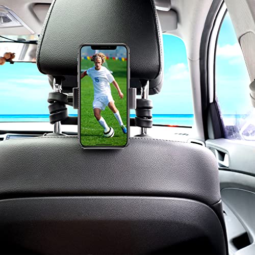 Mippko Portable Flexible Cell Phone Holder Stand for Treadmill/Stroller/Elliptical/Car/Bike/Shopping Cart,Compatible with 3.5~7.5" iPhone/Smartphone, 27.5 inch/70cm Long Arm for Cellphone