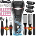 Wea&Hea Electric Callus Remover for Feet, 3 Roller Heads, 17-in-1 Kit - style: 17 in 1