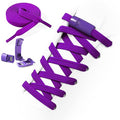 Neo-wows No Tie Shoelaces Elastic Laces for Kids Adults Athletic Sneakers - color: Purple