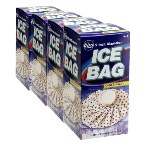 Cara Cold Therapy Ice Bag, 9 Inch (Pack of 4) - size: 9 Inch (Pack of 4)
