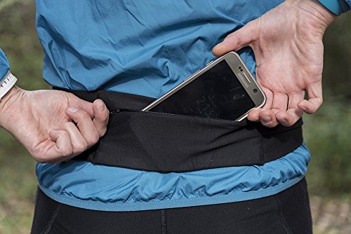 Nathan Zipster Running Belt.Bounce Free Waist Pack. Pockets with Zippers. Runners Fanny Pack. Fits All iPhones, Android, Samsung etc. for Men and Women - size: Small