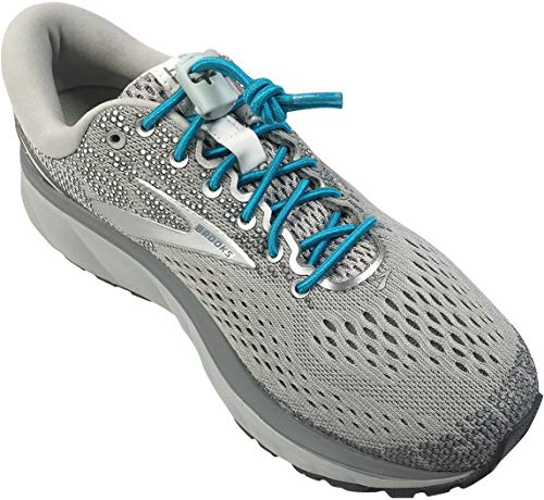 IBUNGEE LACES (Elastic No Tie Shoelaces (Made in the USA) - color: Teal, size: 22-inch