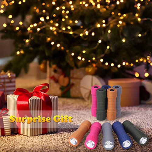 10-Pack Mini LED Flashlight Set