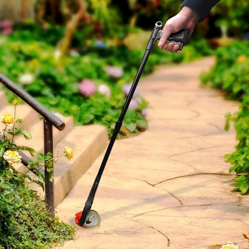 Grabber Reacher Tool, Long 32" Foldable Pick Up Stick, Strong Grip Magnetic Tip Lightweight Trash Picker Claw Reacher Grabber Tool Elderly Reaching, by Luxet (Black) - color: Black