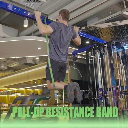 MOKRGYM Resistance Bands，Natural Rubber Non-Allergenic & Durable for Home&Gym Workouts Fitness Exercise