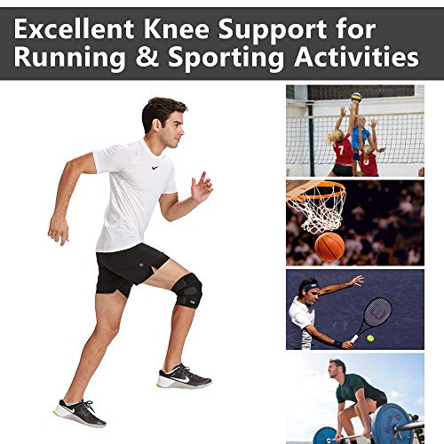 ComfiLife Knee Brace for Knee Pain Relief – Neoprene Knee Brace for Working Out, Running, Injury Recovery – Side Stabilizers – 3 Point Adjustable Compression – Open Patella Support,Non-Slip (X-Large) - size: X-Large (Pack of 1)