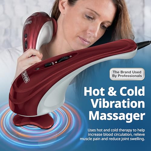 Wahl Hot Cold Therapeutic Light Vibratory Corded Massager for Pain Relief