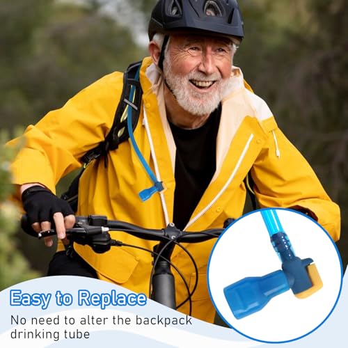 Bite Valve ON-Off Switch Tube Nozzle Replacement for Hydration Bladder - color: 90° Pack of 2